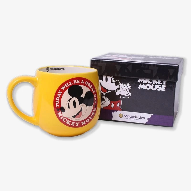 Caneca Maggie Mickey Amarela - Disney MICKEY - #