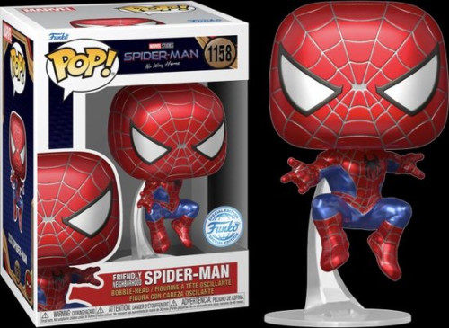 spider-man 1158 No Way Home #1158 Exclusivo homem aranha funko spider-man funko pop 1158 tobey maguire Spider-Man No Way Home #1158 - Produto Original