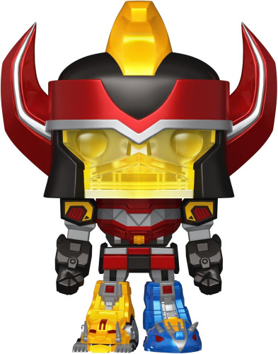 Power Rangers - Megazord With Red Ranger - Bitty Pop - Power Rangers Tv - 0.9 Inch & 4.85 Inch - Collectable - Gift Idea - Display Stand - Power Rangers - #406